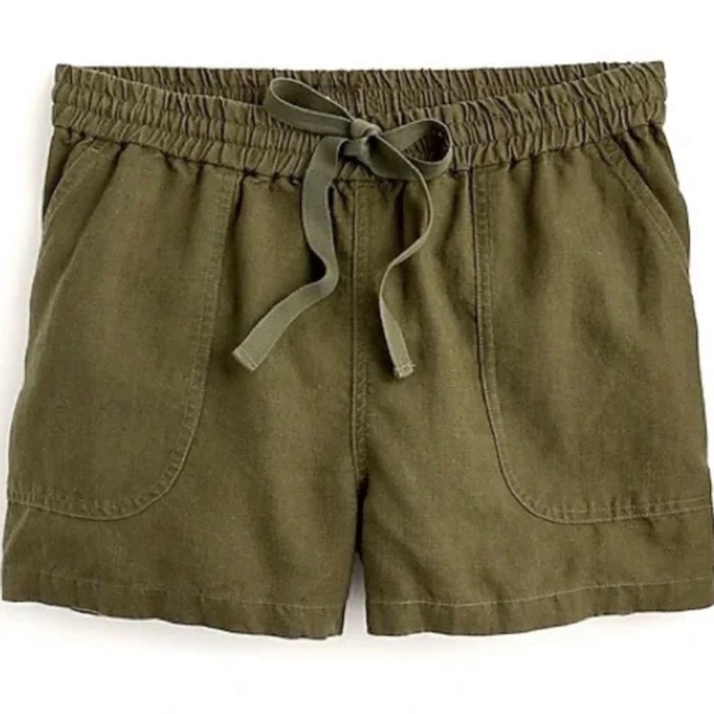 NWOT J Crew Seaside linen shorts